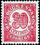 Spain 1938 Numbers 30 CTS Red Edifil 750